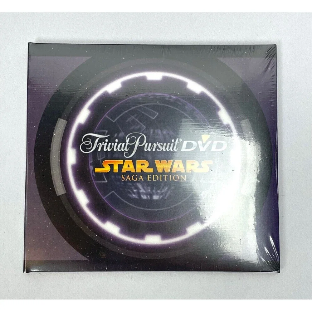 Trivial Pursuit DVD Star Wars Saga Edition Board Game Complete Some Sealed Parts